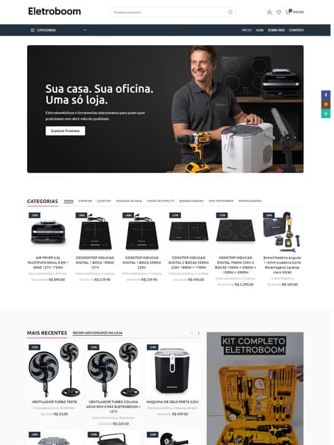 Vicine E-commerce e Criativo Social Eletroboom