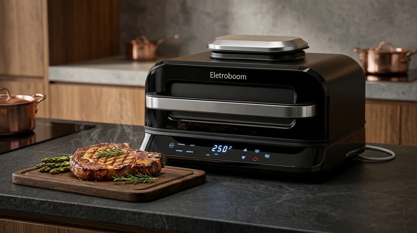 Airfryer 8 em 1 5.5L 1750W • Visor Panorâmico até 250°C